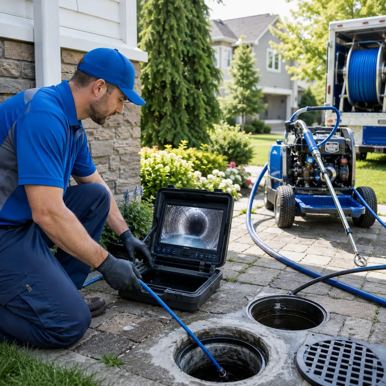 Outdoor drain cleaning professionals serving Waco, NC